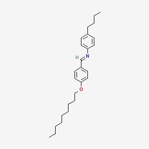 molecular formula C26H37NO B1295459 p-Nonyloxybenzylidene p-butylaniline CAS No. 51749-28-1