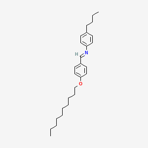 molecular formula C27H39NO B1295460 p-Decyloxybenzylidene p-butylaniline CAS No. 51749-29-2