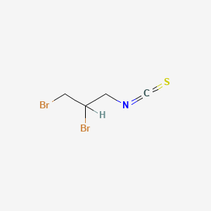 molecular formula C4H5Br2NS B1295461 2,3-Dibromopropyl isothiocyanate CAS No. 51784-10-2