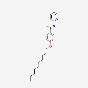 molecular formula C24H33NO B1295465 对癸氧基苄亚基对甲苯胺 CAS No. 53764-62-8