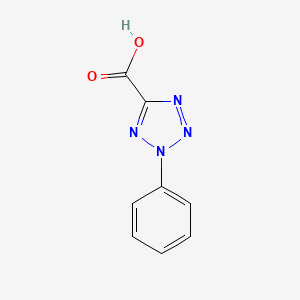 molecular formula C8H6N4O2 B1295467 2-PHENYL-2H-TETRAZOLE-5-CARBOXYLIC ACID CAS No. 54798-92-4