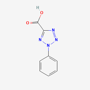 molecular formula C8H6N4O2 B1295467 2H-Tetrazole-5-carboxylic acid, 2-phenyl- CAS No. 54798-92-4