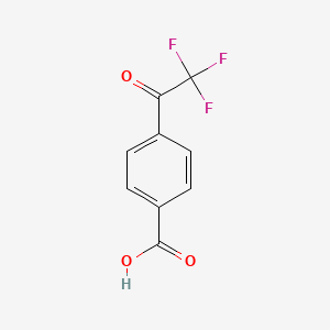 molecular formula C9H5F3O3 B1295473 4-(三氟乙酰)苯甲酸 CAS No. 58808-59-6