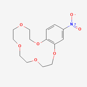 molecular formula C14H19NO7 B1295475 4-硝基苯-15-冠-5 CAS No. 60835-69-0