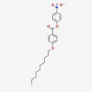 molecular formula C23H29NO5 B1295476 p-Nitrophenyl p-decyloxybenzoate CAS No. 63635-84-7