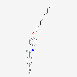 molecular formula C23H28N2O B1295481 p-Cyanobenzylidene p-nonyloxyaniline CAS No. 67363-89-7