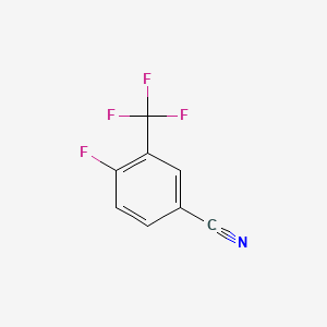 molecular formula C8H3F4N B1295485 4-Fluoro-3-(trifluoromethyl)benzonitrile CAS No. 67515-59-7