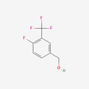 molecular formula C8H6F4O B1295486 4-氟-3-(三氟甲基)苯甲醇 CAS No. 67515-61-1