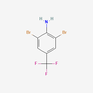 molecular formula C7H4Br2F3N B1295490 2,6-Dibromo-4-(trifluoromethyl)aniline CAS No. 72678-19-4