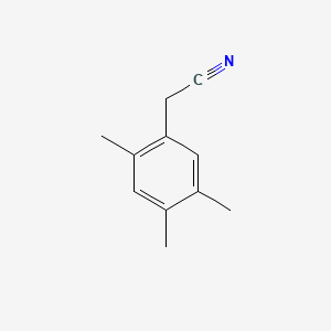 molecular formula C11H13N B1295492 2,4,5-Trimethylphenylacetonitrile CAS No. 75279-58-2