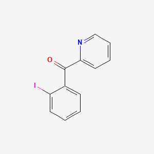 molecular formula C12H8INO B1295494 2-(2-碘苯甲酰)吡啶 CAS No. 76160-35-5