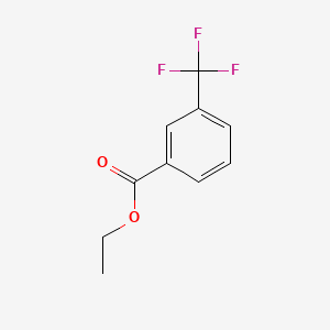 molecular formula C10H9F3O2 B1295495 Ethyl 3-(trifluoromethyl)benzoate CAS No. 76783-59-0