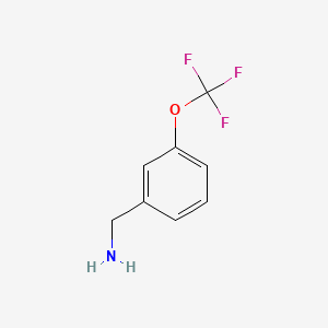 molecular formula C8H8F3NO B1295503 3-(Trifluoromethoxy)benzylamine CAS No. 93071-75-1