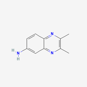 molecular formula C10H11N3 B1295510 2,3-dimethylquinoxalin-6-amine CAS No. 7576-88-7
