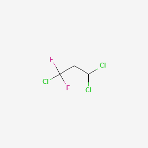 molecular formula C3H3Cl3F2 B1295525 1,3,3-Trichloro-1,1-difluoropropane CAS No. 460-63-9