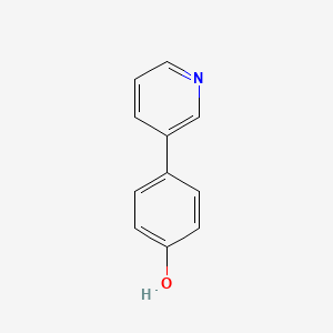 molecular formula C11H9NO B1295529 4-(Pyridin-3-yl)phenol CAS No. 68223-13-2