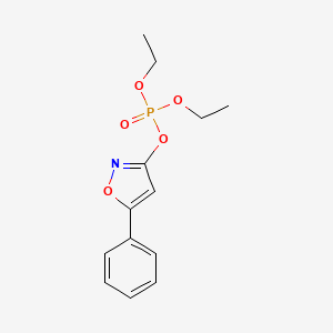 molecular formula C13H16NO5P B1295534 Diethyl (5-phenylisoxazol-3-yl) phosphate CAS No. 32306-29-9