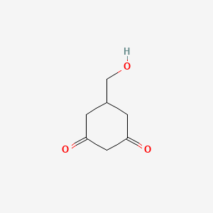 molecular formula C7H10O3 B1295535 1,3-Cyclohexanedione, 5-(hydroxymethyl)- CAS No. 70150-65-1