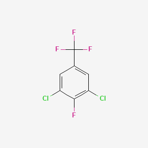molecular formula C7H2Cl2F4 B1295536 3,5-Dichloro-4-fluorobenzotrifluoride CAS No. 77227-81-7