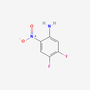 molecular formula C6H4F2N2O2 B1295537 4,5-二氟-2-硝基苯胺 CAS No. 78056-39-0
