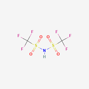 molecular formula C2HF6NO4S2 B1295538 Bis(trifluoromethanesulfonyl)imide CAS No. 82113-65-3