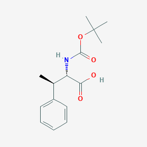 (2S,3R)-2-[(2-methylpropan-2-yl)oxycarbonylamino]-3-phenylbutanoic acid
