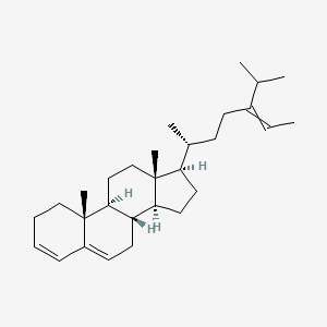 (8S,9S,10R,13R,14S,17R)-10,13-dimethyl-17-[(2R)-5-propan-2-ylhept-5-en-2-yl]-2,7,8,9,11,12,14,15,16,17-decahydro-1H-cyclopenta[a]phenanthrene