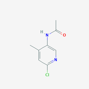 molecular formula C8H9ClN2O B1295546 n-(6-Chloro-4-methylpyridin-3-yl)acetamide CAS No. 6635-92-3