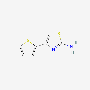 B1295549 4-(Thiophen-2-yl)thiazol-2-amine CAS No. 28989-50-6