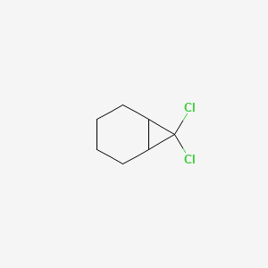 molecular formula C7H10Cl2 B1295557 7,7-Dichlorobicyclo[4.1.0]heptane CAS No. 823-69-8