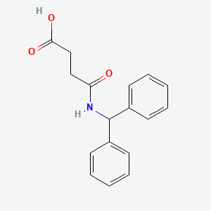 molecular formula C17H17NO3 B1295563 N-Benzhydryl-succinamic acid CAS No. 6622-07-7
