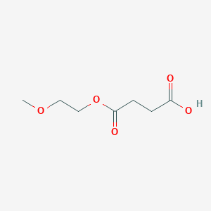 molecular formula C7H12O5 B1295568 4-(2-甲氧基乙氧基)-4-氧代丁酸 CAS No. 6946-89-0