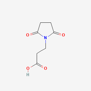 molecular formula C7H9NO4 B1295574 3-(2,5-Dioxopyrrolidin-1-yl)propanoic acid CAS No. 5724-76-5