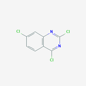 molecular formula C8H3Cl3N2 B1295576 2,4,7-Trichloroquinazoline CAS No. 6625-94-1