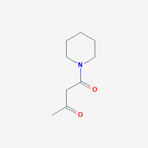molecular formula C9H15NO2 B1295584 1-(Piperidin-1-yl)butane-1,3-dione CAS No. 1128-87-6