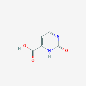 molecular formula C5H4N2O3 B1295588 2-oxo-3H-pyrimidine-4-carboxylic acid CAS No. 89379-73-7