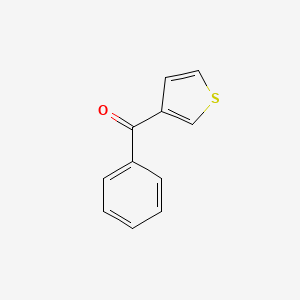 molecular formula C11H8OS B1295597 3-Benzoylthiophene CAS No. 6453-99-2
