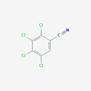molecular formula C7HCl4N B1295599 2,3,4,5-Tetrachlorobenzonitrile CAS No. 53813-76-6