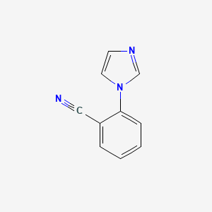 molecular formula C10H7N3 B1295606 2-(1H-imidazol-1-yl)benzonitrile CAS No. 25373-49-3