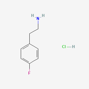 molecular formula C8H11ClFN B1295610 4-Fluorophenethylamine hydrochloride CAS No. 459-19-8