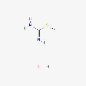 molecular formula C2H7IN2S B1295613 Methyl aminomethanimidothioate hydroiodide CAS No. 4338-95-8