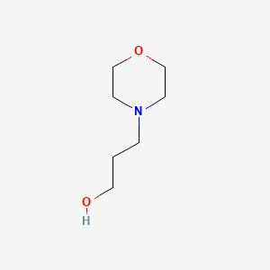 molecular formula C7H15NO2 B1295618 4-(3-Hydroxypropyl)morpholine CAS No. 4441-30-9