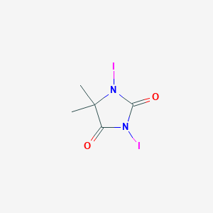molecular formula C5H6I2N2O2 B1295625 1,3-Diiodo-5,5-dimethylhydantoin CAS No. 2232-12-4