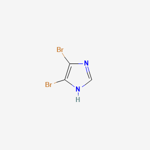 molecular formula C3H2Br2N2 B1295626 4,5-二溴-1H-咪唑 CAS No. 2302-30-9