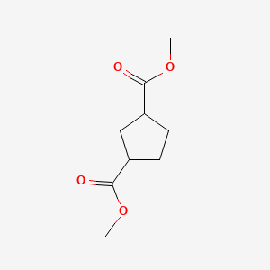 molecular formula C9H14O4 B1295627 1,3-Bis(methoxycarbonyl)cyclopentane CAS No. 2435-36-1