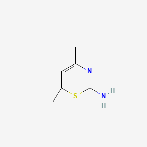 4,6,6-trimethyl-6H-1,3-thiazin-2-amine