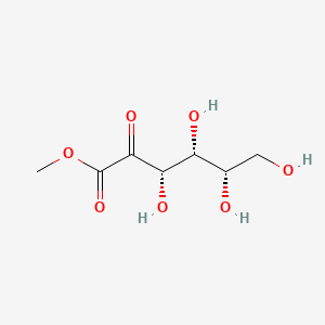 molecular formula C7H12O7 B1295629 Methyl 2-keto-L-gulonate CAS No. 3031-98-9