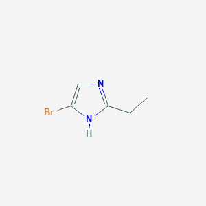 molecular formula C5H7BrN2 B129564 4-Bromo-2-ethyl-1H-imidazole CAS No. 145575-91-3