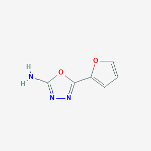 molecular formula C6H5N3O2 B1295642 5-(Furan-2-yl)-1,3,4-oxadiazol-2-amine CAS No. 7659-06-5