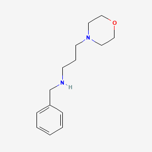 molecular formula C14H22N2O B1295650 Benzyl-(3-morpholin-4-yl-propyl)-amine CAS No. 2038-06-4